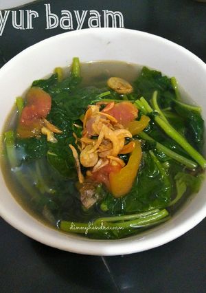 Foto resep Sayur Bayam