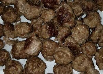 Unique Cuisine Baked Parmesan Meatballs Delicious Nutritious