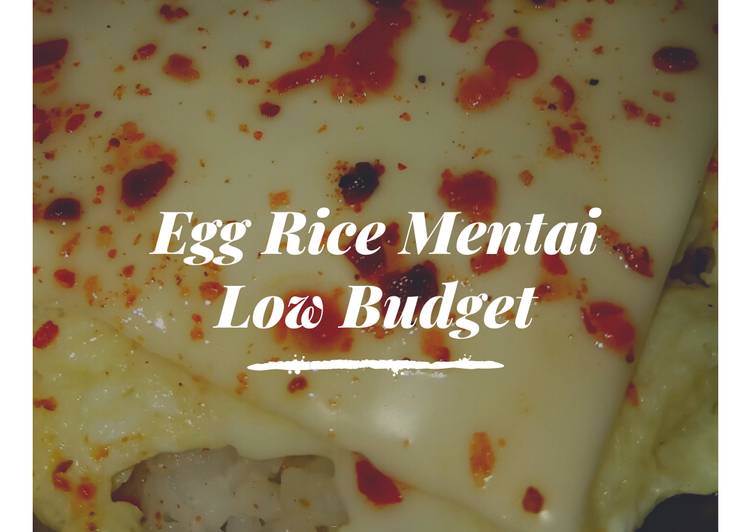 Egg Rice Mentai Low Budget