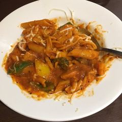 Red sauce pasta A picture of Red sauce pasta.