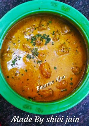 A picture of Bharma aloo.
