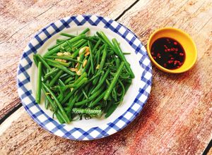 Hình của món Ngọn Su Su Xào Tỏi.