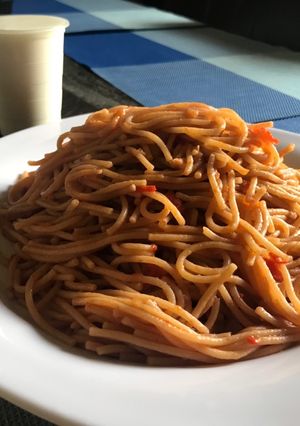 A picture of Spaghetti.