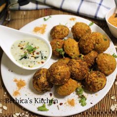 A picture of Masala Oats Paniyaram.