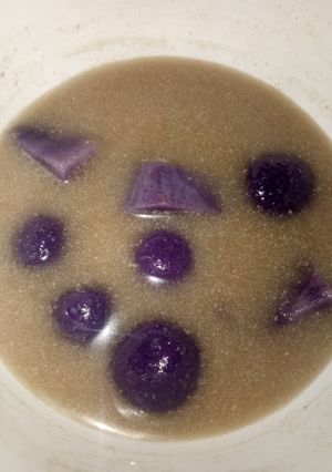 Foto resep Kolak biji salak ungu