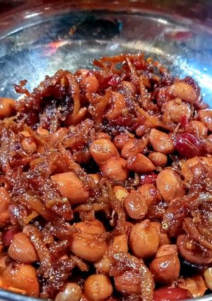 Foto resep Sambal goreng teri dan kacang🐟