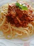 Variación de pasta a la putanesca