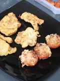 Filetes de jamón empanado