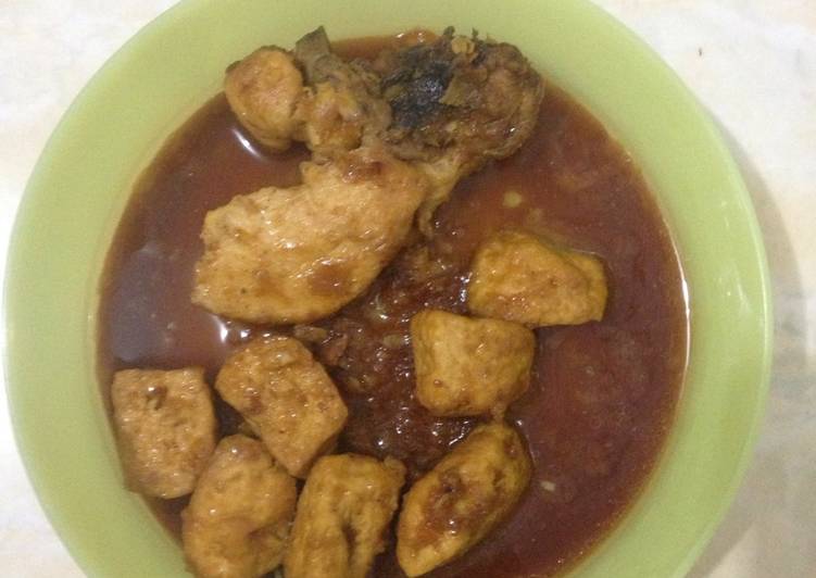 Semur Ayam Tahu (bekal anak)