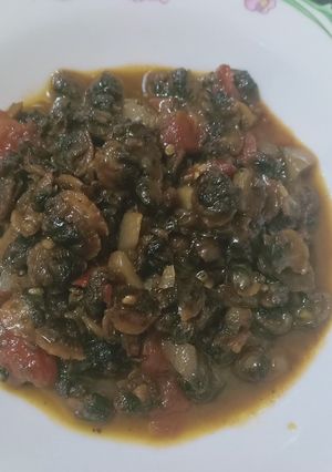 Foto resep Kerang kupas kecap bumbu iris sederhana