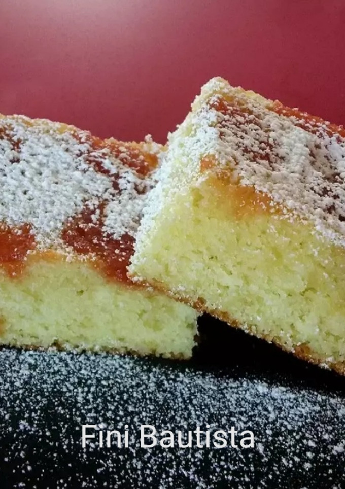 Una foto de Bizcocho de queso crema con membrillo casero