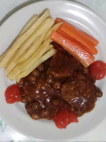 Langkah Mudah untuk Membuat Resep Beef Steak with BBQ Sauce yang  Bikin Ketagihan Anti Ribet, Lezat Sekali