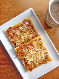 Foto resep Pizza roti bakar