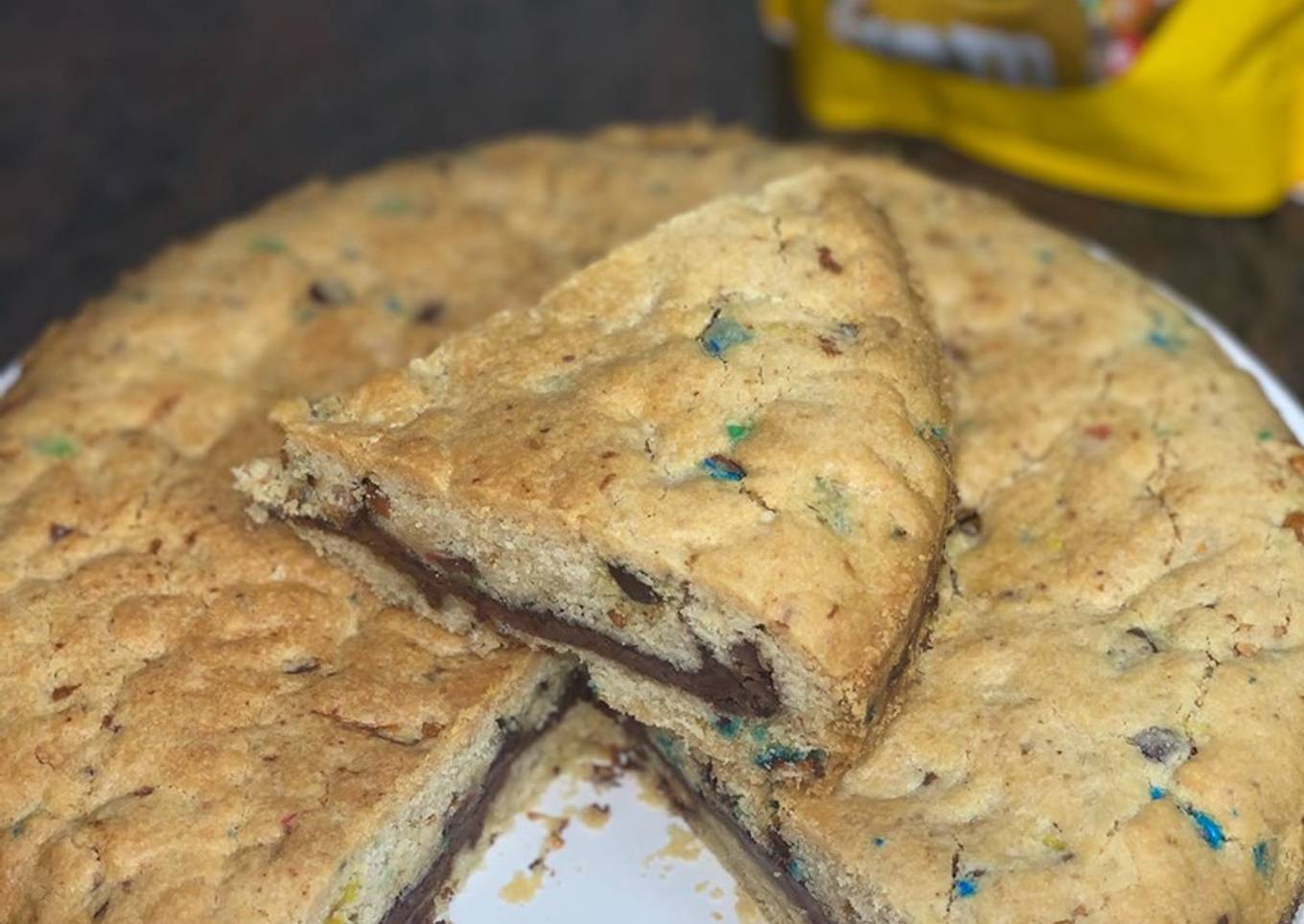 🍪Géant cookie m&ms’s/nutella🍪