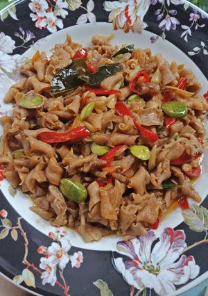 Foto resep Oseng Usus Pedas Manis