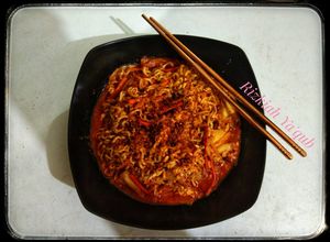 Foto resep Mie Nyemek Kimchi