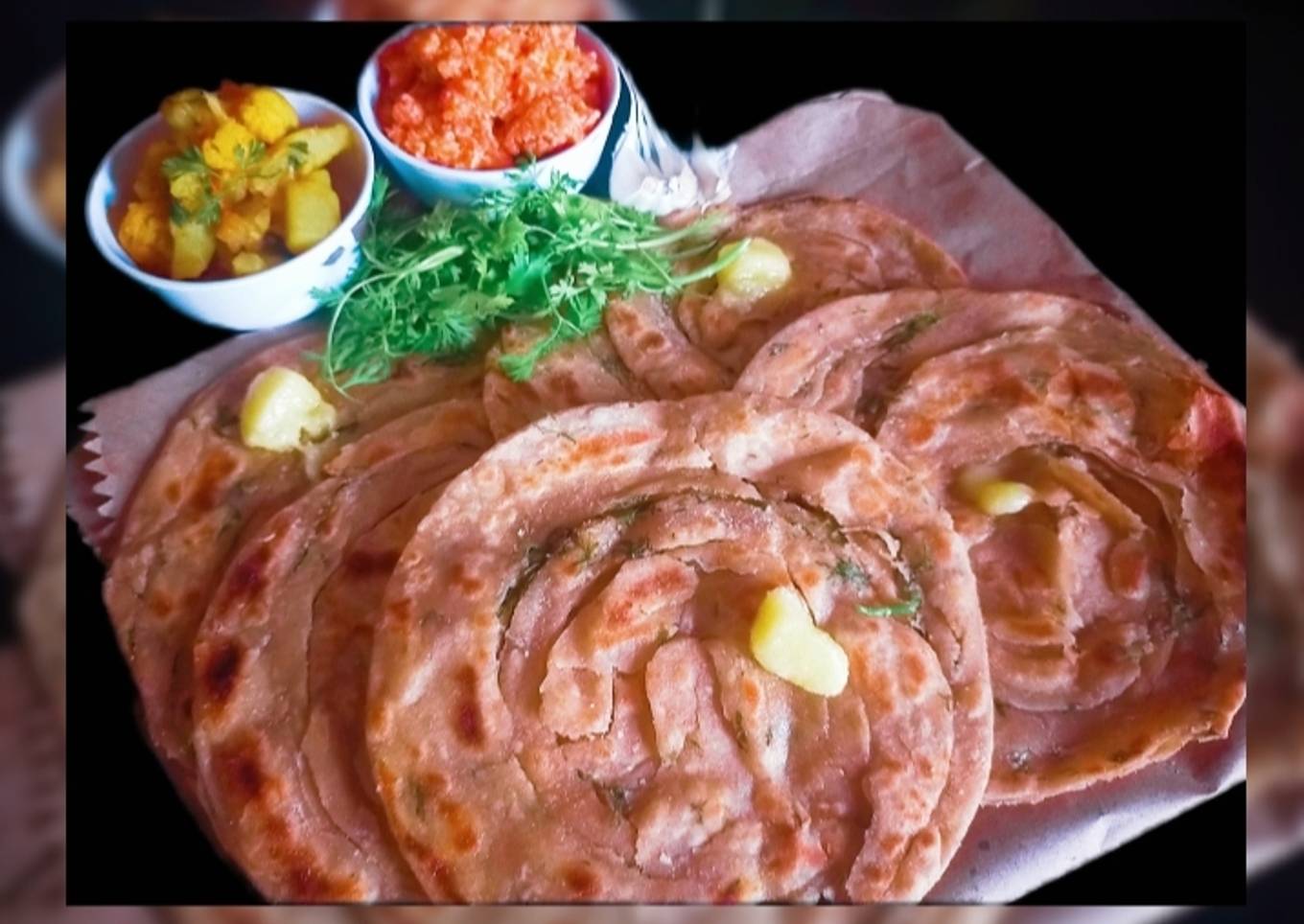 Garlic Laccha Paratha