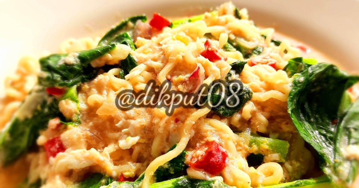 Resep Mie Nyemek Simple Oleh Mba Dika Cookpad