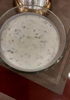 A picture of Zeera raita.