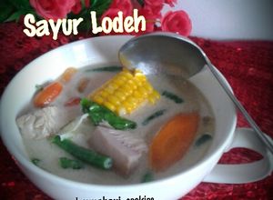Foto resep Sayur Lodeh Putih (Terasi)