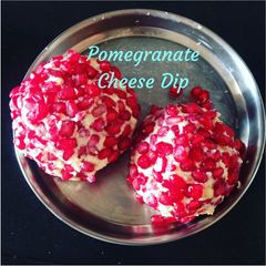 A picture of Pomegranate Cheese Dip.