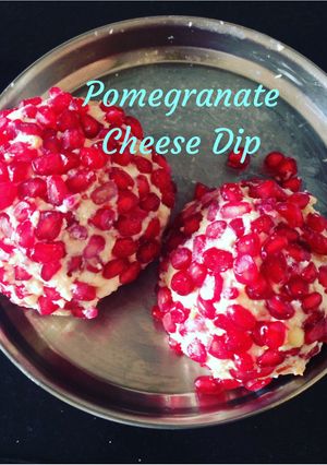 A picture of Pomegranate Cheese Dip.