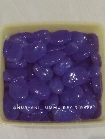 Langkah Gampang Membikin Resep Kolang Kaling dg natural colouring dr bunga telang yang Bisa Manjain Lidah Anti Ribet, Mantap Sekali