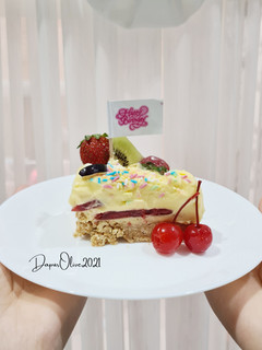Foto resep Unbaked Layered Fruit Tart