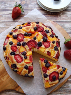 Foto resep Fruits Pastry Cake