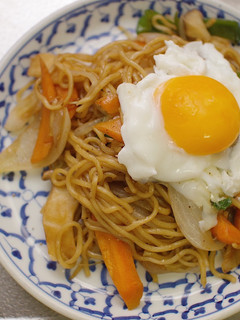 A picture of My Lazy Yakisoba (Japanese Stir fried noodle).
