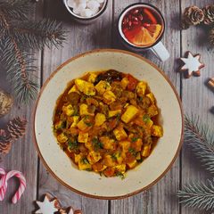 A picture of Paneer Mushroom Masala.