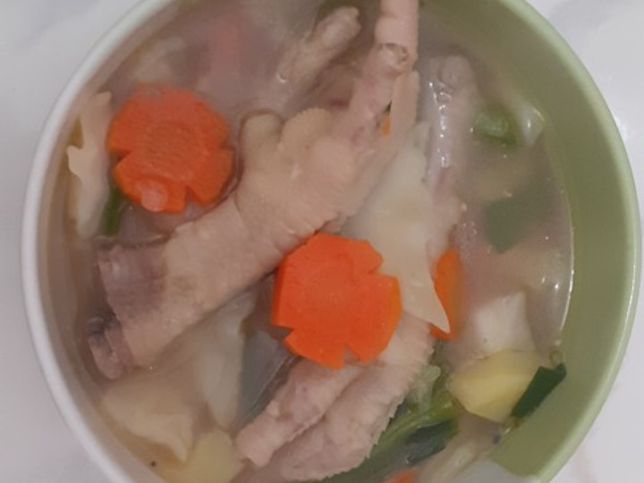 Resep: Sayur Sop Ceker Ayam 🍲🐔 Wajib Dicoba