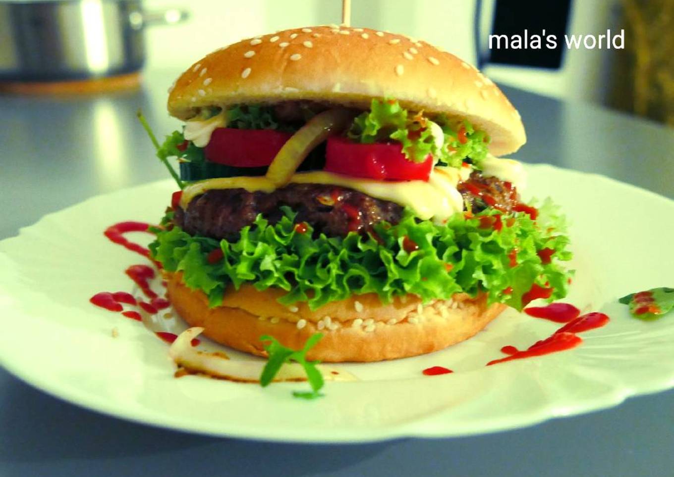 American Cheeseburger with Beef