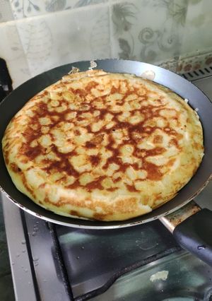 Una foto de Tortilla de un huevo