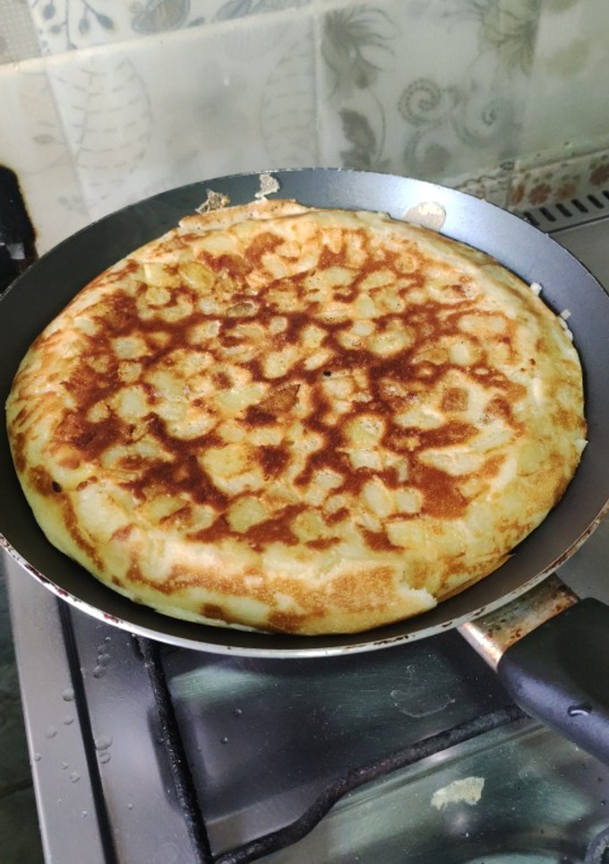 Una foto de Tortilla de un huevo