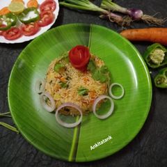 A picture of Sezvan fried rice healthy and quick.