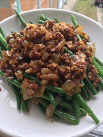 Cara Sederhana Membuat Resep  Tumis Buncis Daging Cincang yang Enak, Lezat