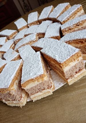 Francia diós krémes recept fotója