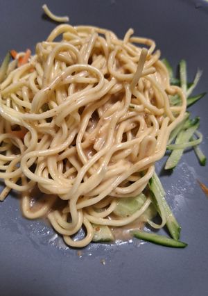 胡麻醬涼麵 的食譜成品照片