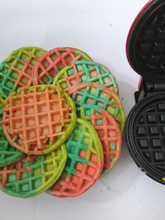 Foto resep RainBow waffle - Waffle Pelangi