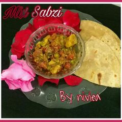 A picture of Gujrati'S Mix Veggies.