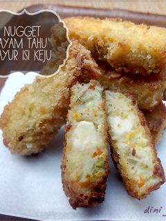 Foto resep Nugget Ayam Tahu Sayur Isi Keju