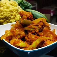 A picture of Smoked Gobhi -do -pyaza.