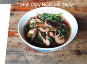 Hình ảnh của canh rau dền đỏ nấm
