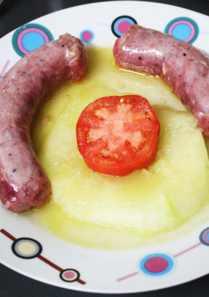 Una foto de Longaniza con melón