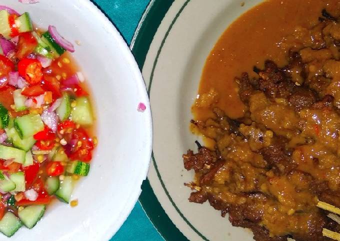 Resep Sate sapi acar seger, Enak