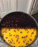 CheeseCake chanh dây & quả mọng không dùng lò nướng