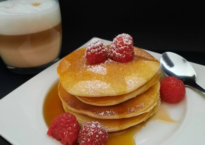 Recette Savoureux Fluffy's pancakes