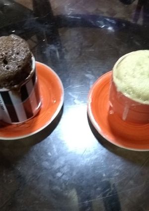 Una foto de Bizcochos en taza