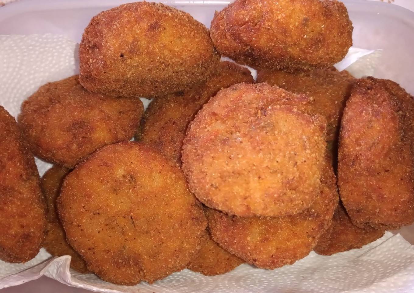 ¡¡¡Croquetas con el guiso de arroz que sobró!!!